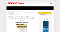 Desktop Screenshot of plr-mrr-products.com